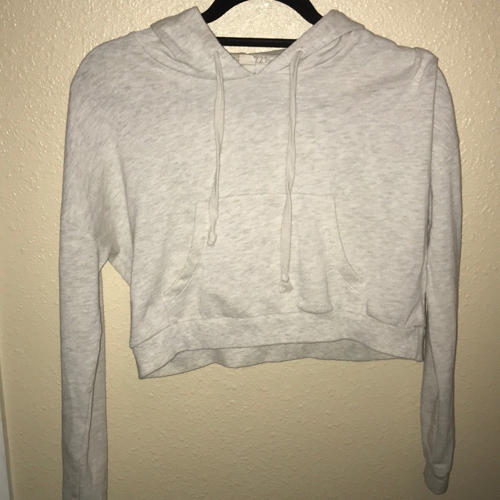 crop top hoodie